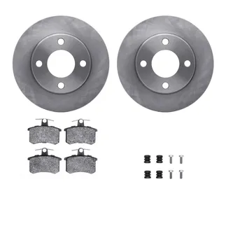 R1 Concepts WFWH1-73004 E- Line Series Brake Rotor W/ Ceramic Brake Pads & Hdw